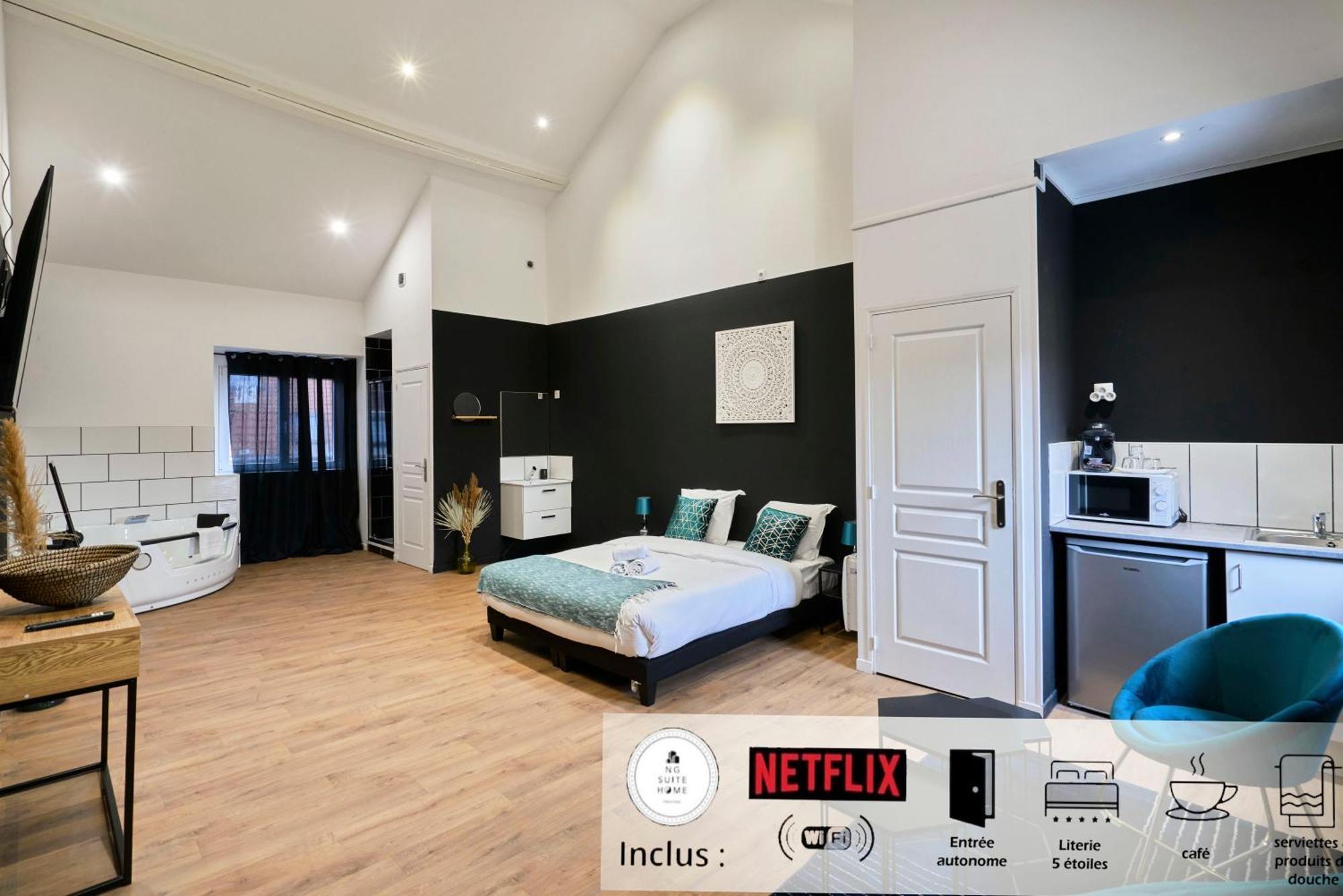Ng Prestige - Lille L Roubaix Trichon - Balneo - Netflix - Wifi Leilighet Eksteriør bilde